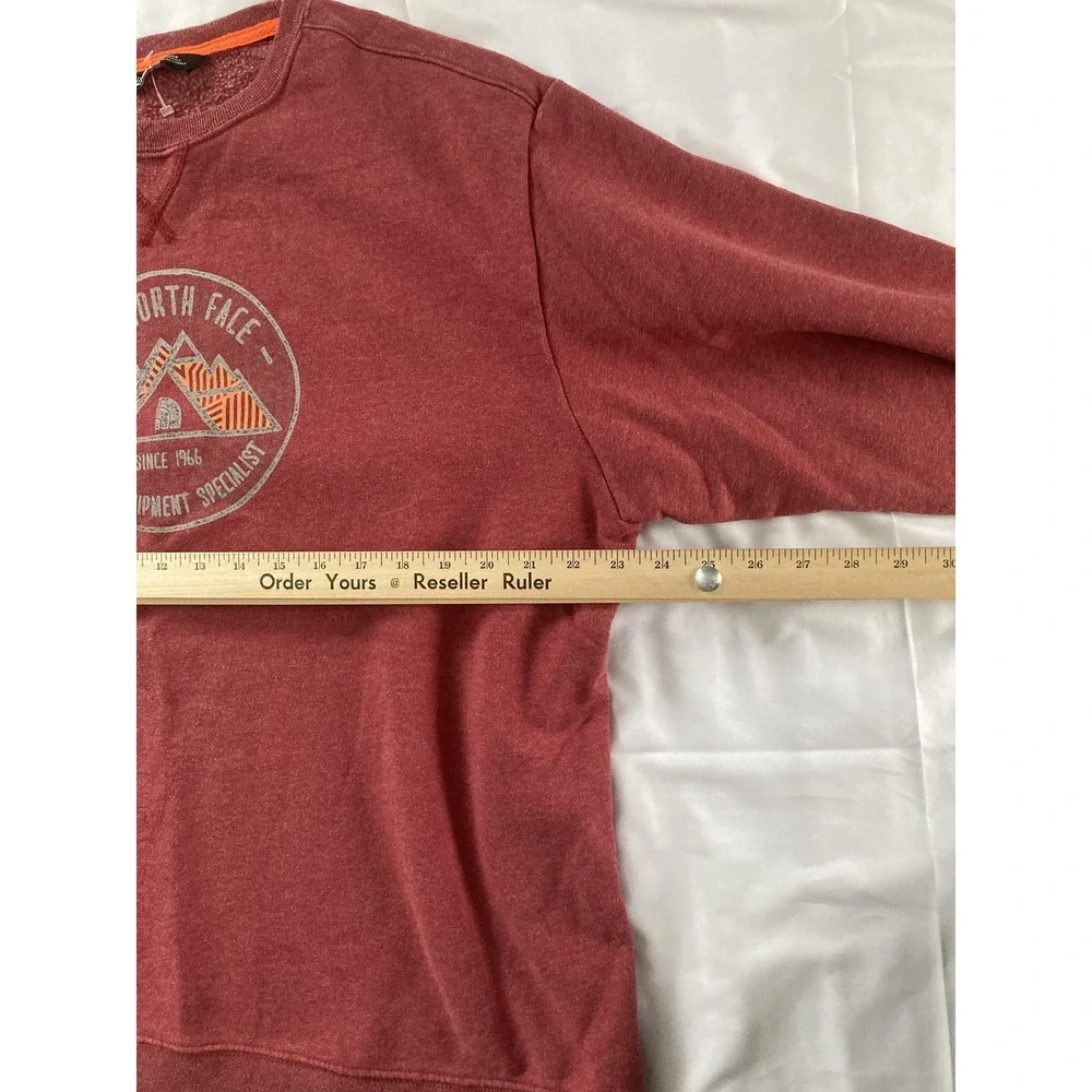 The North Face Sweatshirt Mens XL Crewneck Fleece Alpine Graphic Pullover EUC